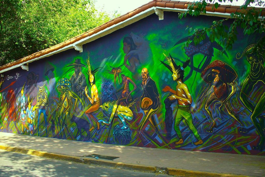 Hostel De Los Artistas Mendoza Exterior photo